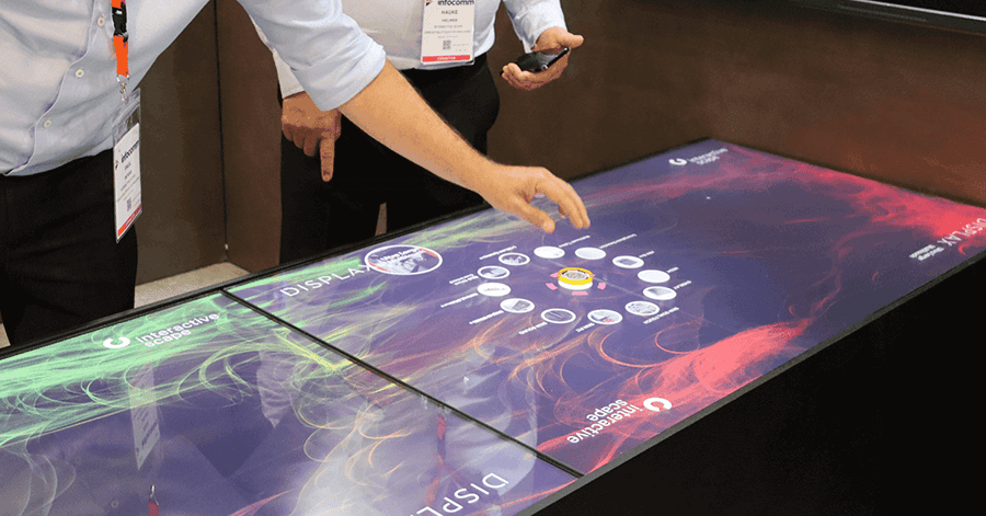 When Proven PCAP Meets Object Recognition: DISPLAX &
InteractiveScape Transform Touch Tables When Proven PCAP Meets Object Recognition: DISPLAX &
InteractiveScape Transform Touch Tables